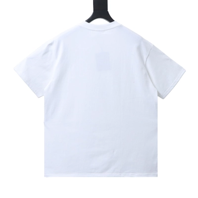 EM Sneakers BAPE 26ss Macaron Ape Head Letter Print T-shirt White 02