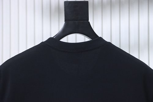 EM Sneakers BAPE 26SS Vertical Stripe Color Block Camouflage Ape Head Print T-Shirtt Black