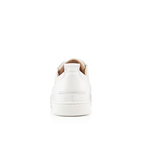 EM Sneakers Christian Louboutin Louis Junior Spikes Sneakers Calf Leather and Spikes White