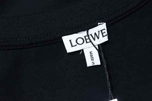 EM Sneakers Loewe x Louis Wain Limited Edition Monster Eyes Logo Embroidered T-Shirt Black