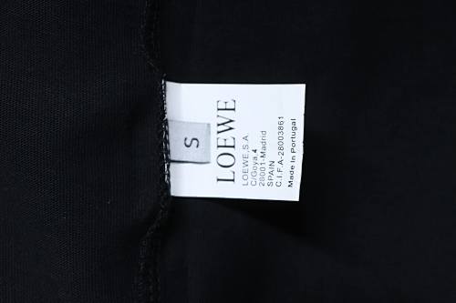 EM Sneakers Loewe x Louis Wain Limited Edition Monster Eyes Logo Embroidered T-Shirt Black