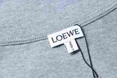 EM Sneakers Loewe x Louis Wain Limited Edition Monster Eyes Logo Embroidered T-Shirt Gray