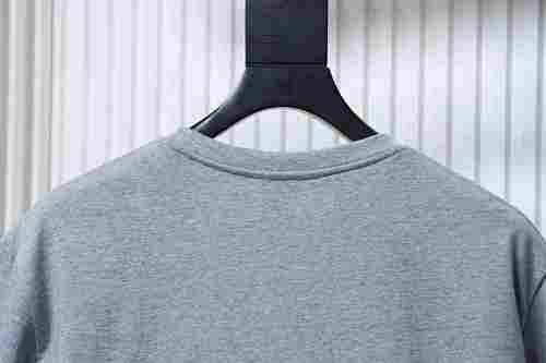 EM Sneakers Loewe x Louis Wain Limited Edition Monster Eyes Logo Embroidered T-Shirt Gray