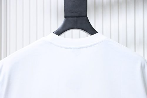 EM Sneakers Loewe 2026SS Nine-Grid Embroidered Logo T-Shirt White