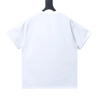 EM Sneakers Loewe 2026SS Nine-Grid Embroidered Logo T-Shirt White 02