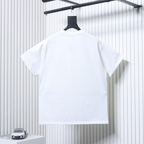 EM Sneakers Loewe 2026SS Nine-Grid Embroidered Logo T-Shirt White