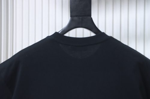 EM Sneakers Loewe 24ss Embroidered Logo T-shirt Black