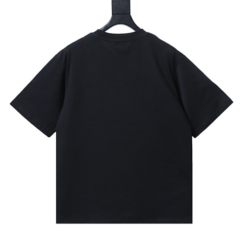 EM Sneakers Loewe 25ss Graffiti Painted Flocked Print T-shirt Black