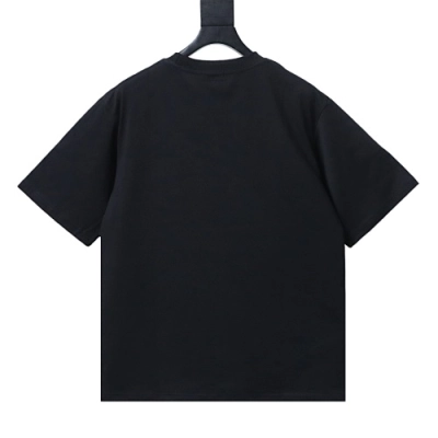 EM Sneakers Loewe 25ss Graffiti Painted Flocked Print T-shirt Black 02