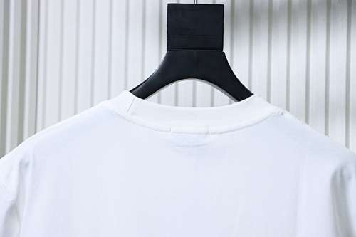 EM Sneakers Loewe 25ss Graffiti Painted Flocked Print T-shirt White