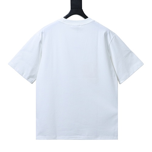 EM Sneakers Loewe 25ss Graffiti Painted Flocked Print T-shirt White