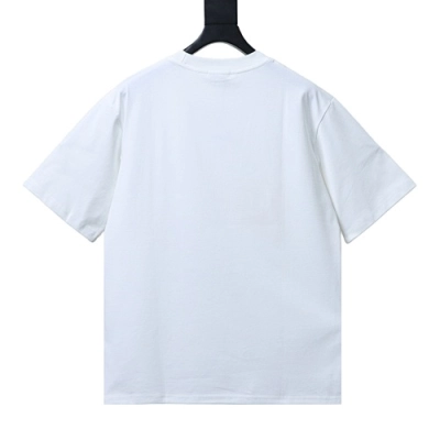 EM Sneakers Loewe 25ss Graffiti Painted Flocked Print T-shirt White 02