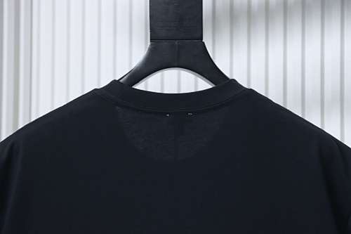 EM Sneakers Loewe 25ss Suede Logo Foam Print T-shirt Black