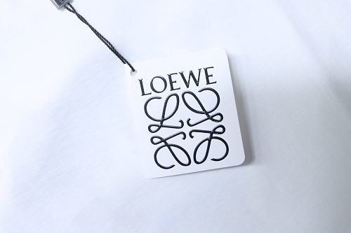 EM Sneakers Loewe 25ss Wave Logo Print T-shirt White