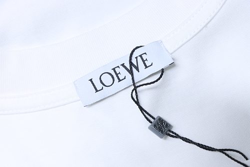 EM Sneakers Loewe 25ss Wave Logo Print T-shirt White