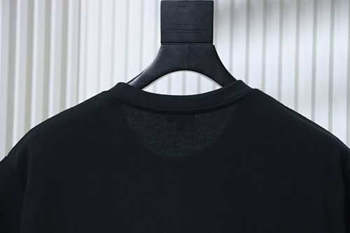 EM Sneakers Loewe 26SS Colorful Embroidered T-shirt Black