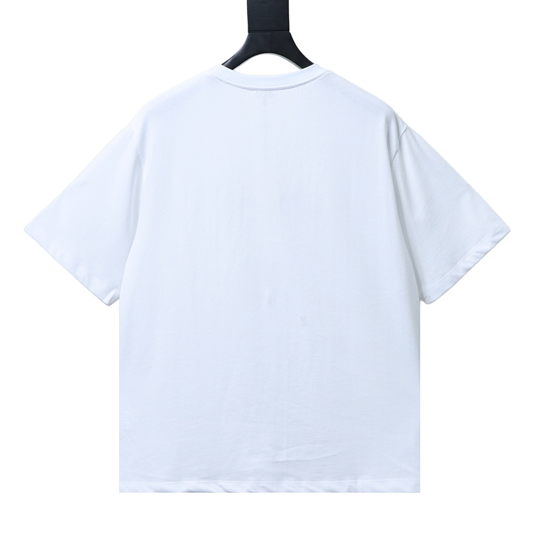 EM Sneakers Loewe 26SS Colorful Embroidered T-shirt White
