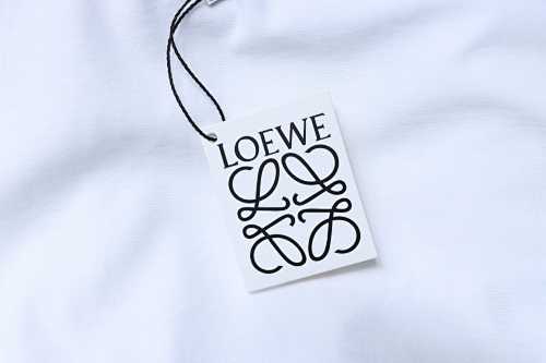EM Sneakers Loewe 26SS Colorful Embroidered T-shirt White