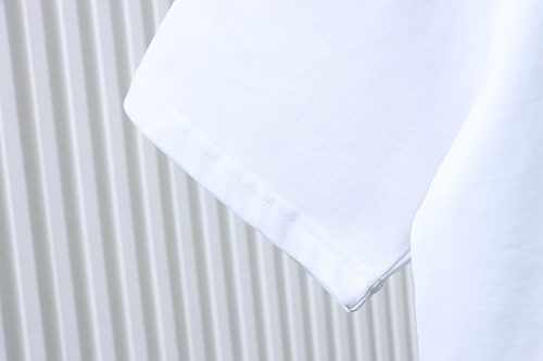 EM Sneakers Loewe 26SS Colorful Logo Embroidered T-shirt White