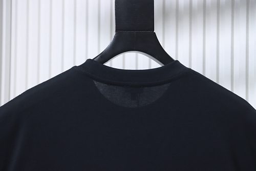 EM Sneakers Loewe 26SS Faux Pocket Color Block Logo T-Shirt Black