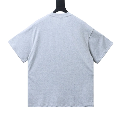 EM Sneakers Loewe 26SS Faux Pocket Color Block Logo T-Shirt Gray 02