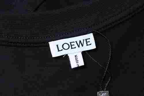 EM Sneakers Loewe 26SS Frog Embroidery T-shirt Black