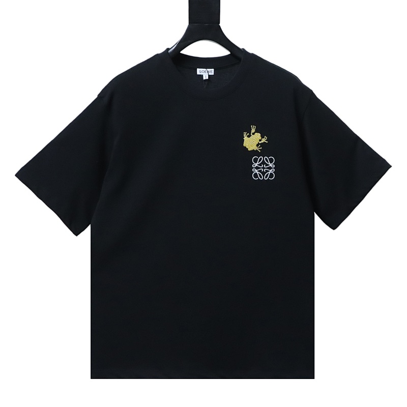 EM Sneakers Loewe 26SS Frog Embroidery T-shirt Black