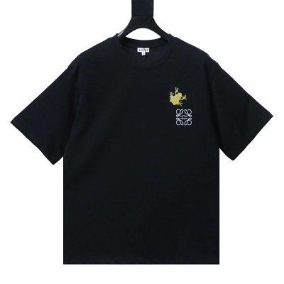 EM Sneakers Loewe 26SS Frog Embroidery T-shirt Black 01