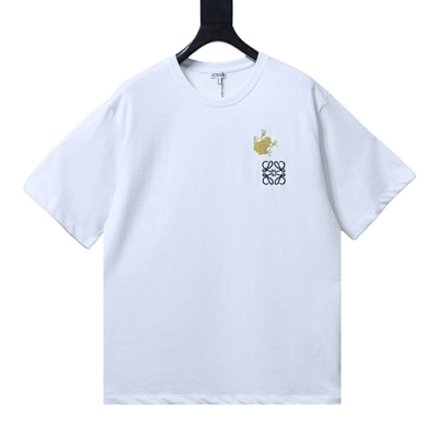 EM Sneakers Loewe 26SS Frog Embroidery T-shirt White 01