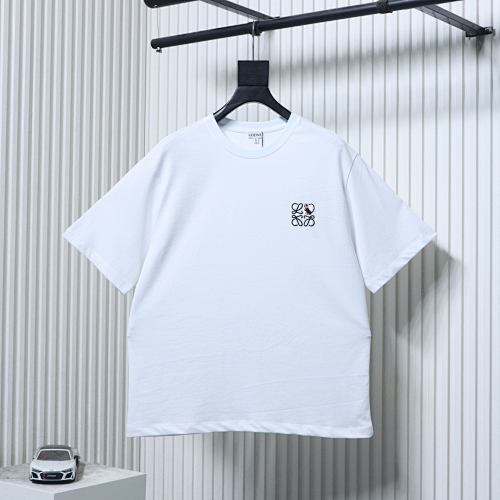 EM Sneakers Loewe 26SS Kitten Embroidered T-shirt White