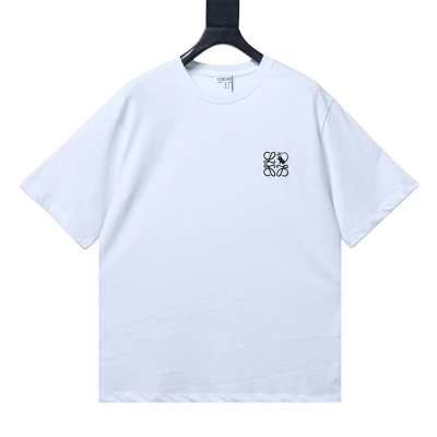 EM Sneakers Loewe 26SS Kitten Embroidered T-shirt White 01