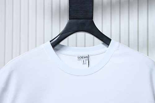 EM Sneakers Loewe 26SS Kitten Embroidered T-shirt White