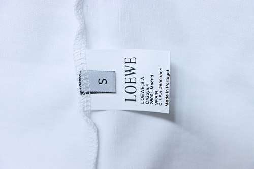 EM Sneakers Loewe 26SS Kitten Embroidered T-shirt White