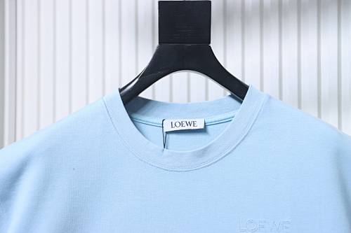 EM Sneakers Loewe 26SS Logo Cutout T-shirt Blue