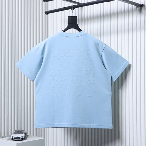 EM Sneakers Loewe 26SS Logo Cutout T-shirt Blue