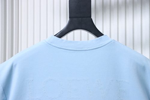 EM Sneakers Loewe 26SS Logo Cutout T-shirt Blue
