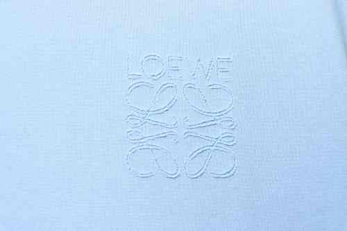 EM Sneakers Loewe 26SS Logo Cutout T-shirt Blue