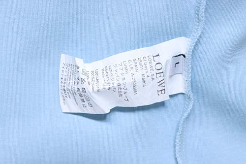 EM Sneakers Loewe 26SS Logo Cutout T-shirt Blue