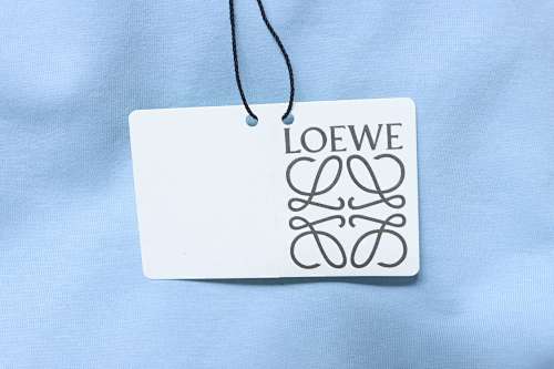 EM Sneakers Loewe 26SS Logo Cutout T-shirt Blue