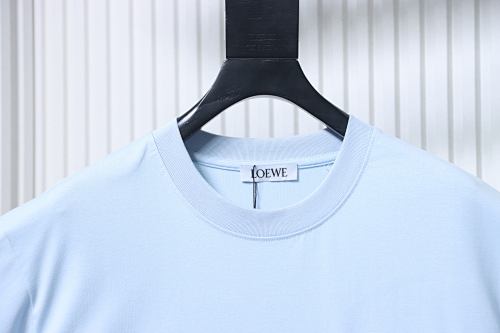 EM Sneakers Loewe 26SS Pocket Embroidered Logo T-Shirt Blue