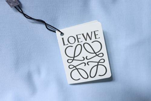 EM Sneakers Loewe 26SS Pocket Embroidered Logo T-Shirt Blue