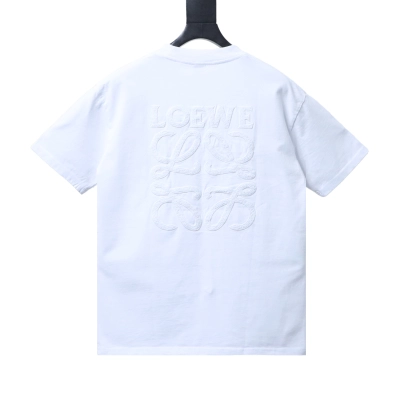 EM Sneakers Loewe 26SS Subtle Logo Woven Embroidered T-Shirt White 02