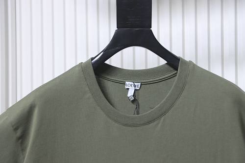 EM Sneakers Loewe Anagram Embroidered T-shirt Avocado Green
