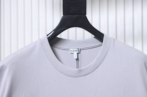 EM Sneakers Loewe Anagram Embroidered T-shirt Gray