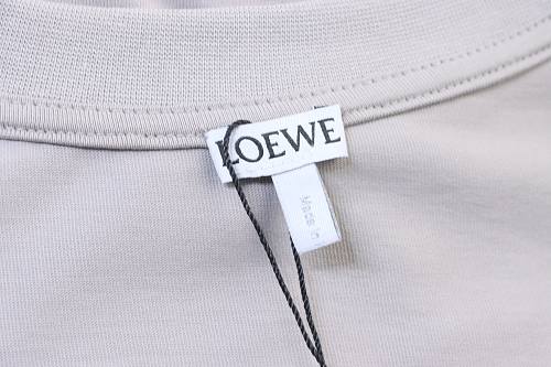 EM Sneakers Loewe Anagram Embroidered T-shirt Gray