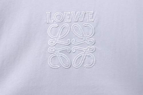 EM Sneakers Loewe Anagram Embroidered T-shirt Gray