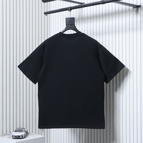 EM Sneakers Loewe Floral Embroidered Logo T-shirt Black