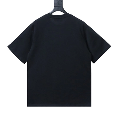EM Sneakers Loewe Floral Embroidered Logo T-shirt Black 02