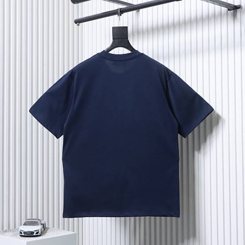 EM Sneakers Loewe Floral Embroidered Logo T-shirt Navy