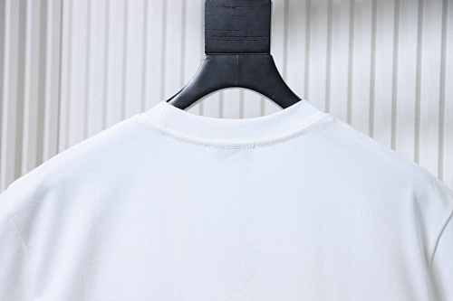 EM Sneakers Loewe Floral Embroidered Logo T-shirt White